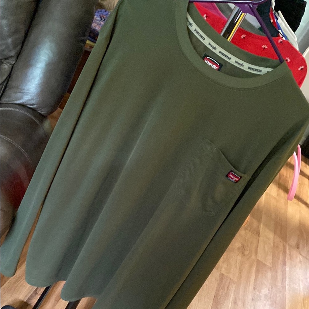 Supreme Olive Green Long Sleeve Shirt
